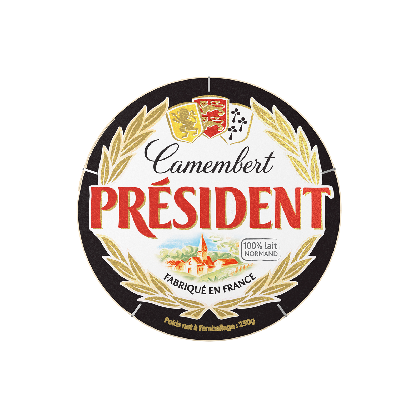 Förpackning Camembert Président